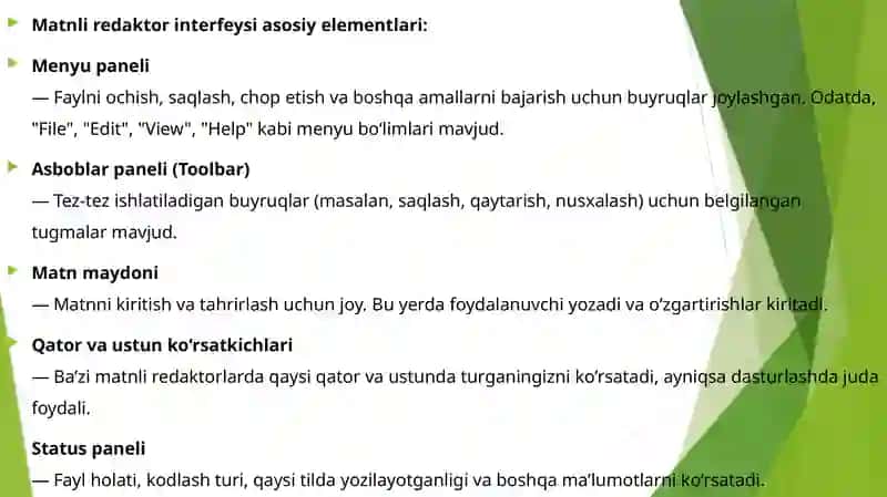 Zamonaviy matn redaktorlari 4