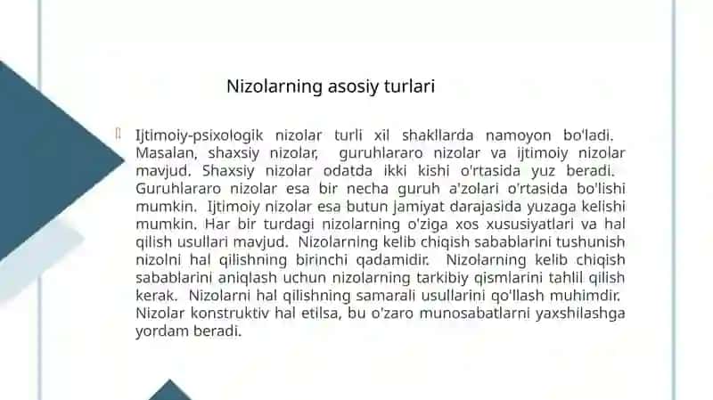 Ijtimoiy-psixologik nizolarning tavsifi 4