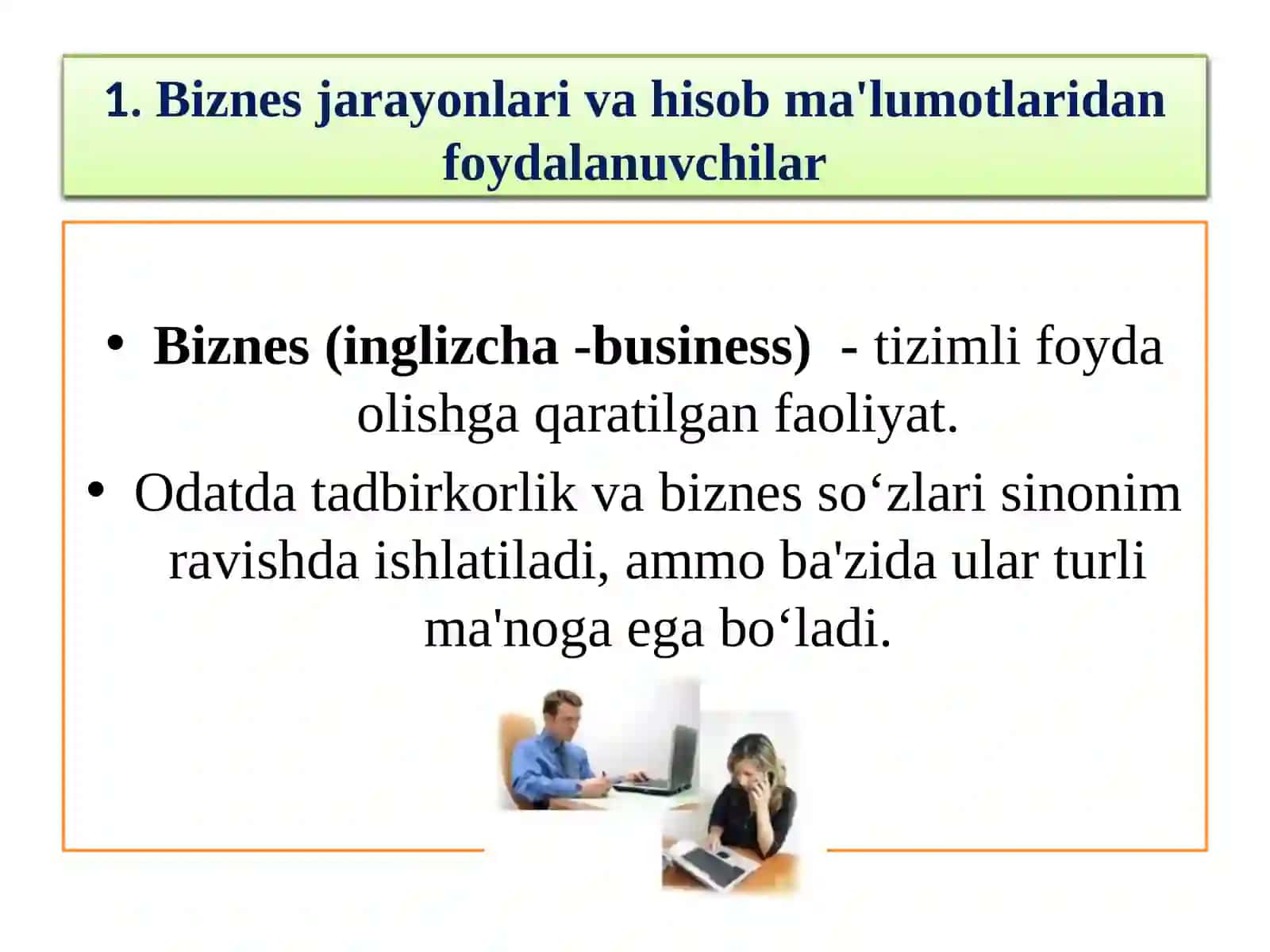 BIZNES JARAYОNLARI VA ULARNI HISOBGA OLISН 4