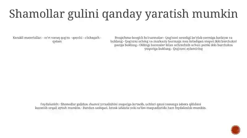 Shamollar Gulini 4