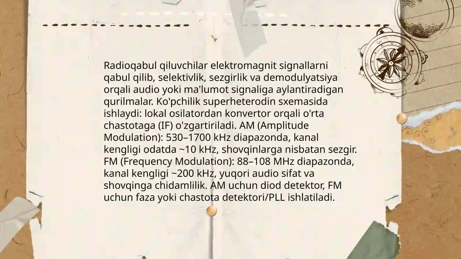 Signal qabul qiluvchi qurilmalar 4