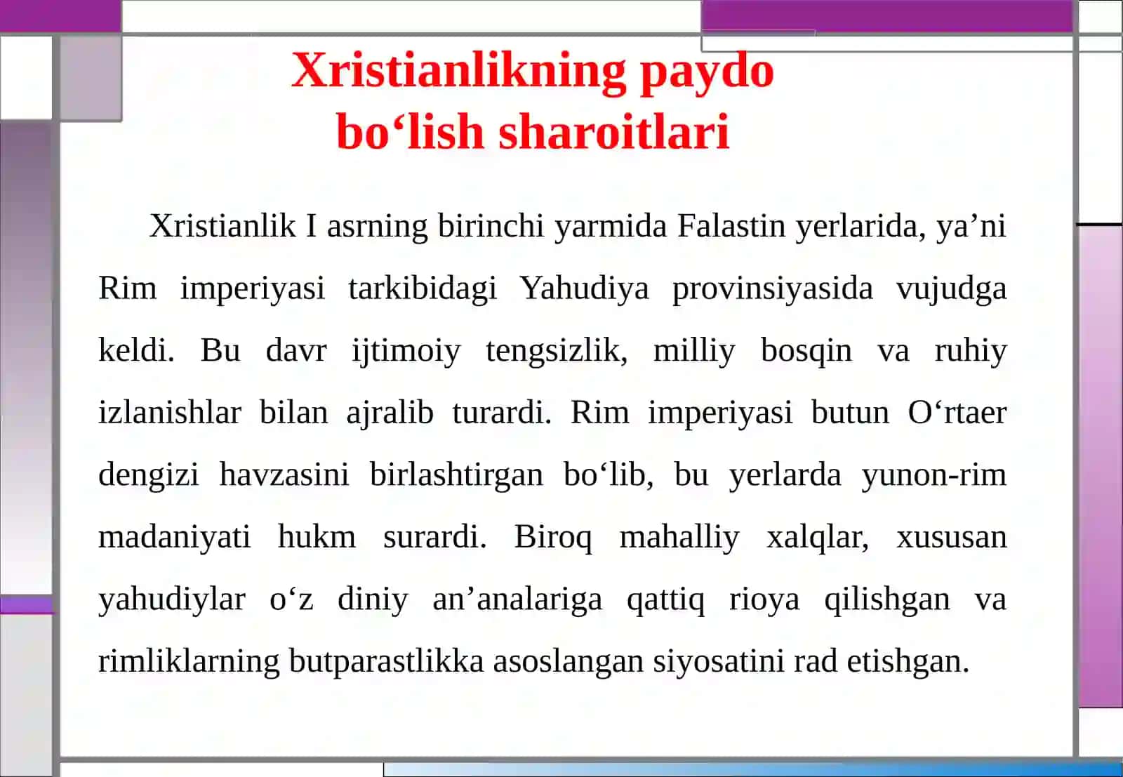 Xristianlik diniva uning Markaziy Osiyoga kirib kelishi 4