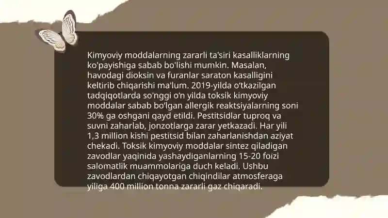 Ishlab chiqarish muhitidagi kimyoviy omillarga ta'rif 4