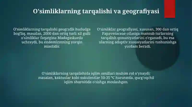 Gulli oʻsimliklarning xilma xilligi 4