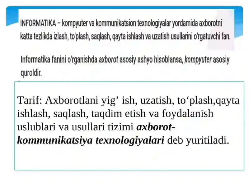 Axborot-kommunikatsiya texnologiyalari 4
