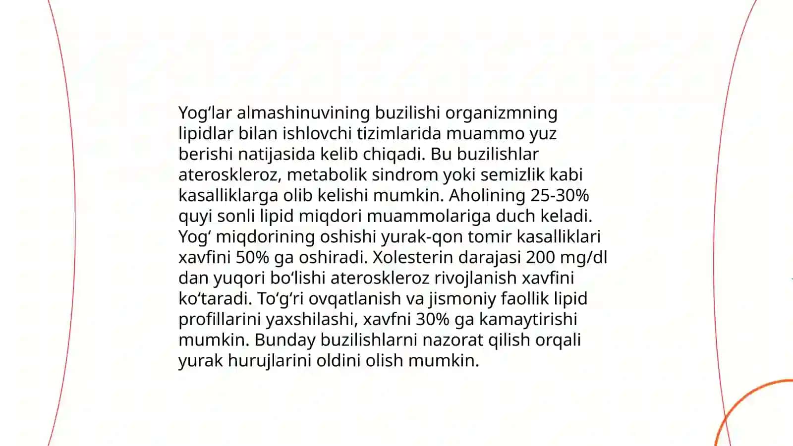 Karbonsuvlar almashinuvining buzilishi 4