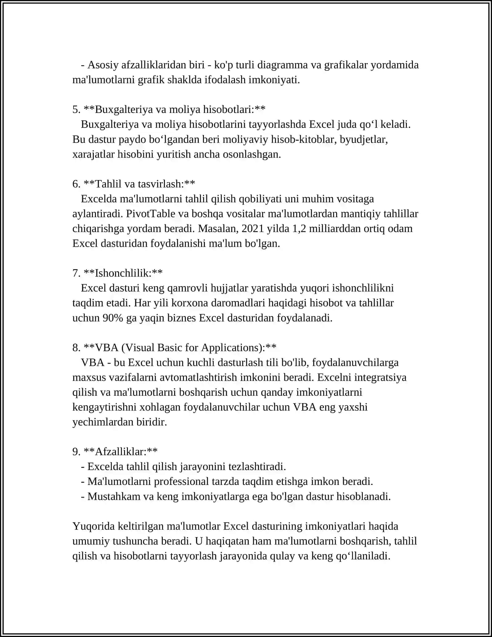 EXCELLDA MUSTAQIL ISH 4