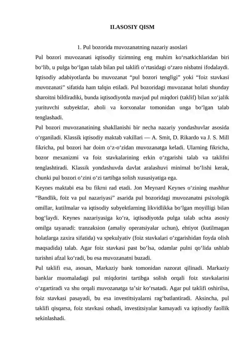 PUL BOZORIDA MUVOZANAT 4