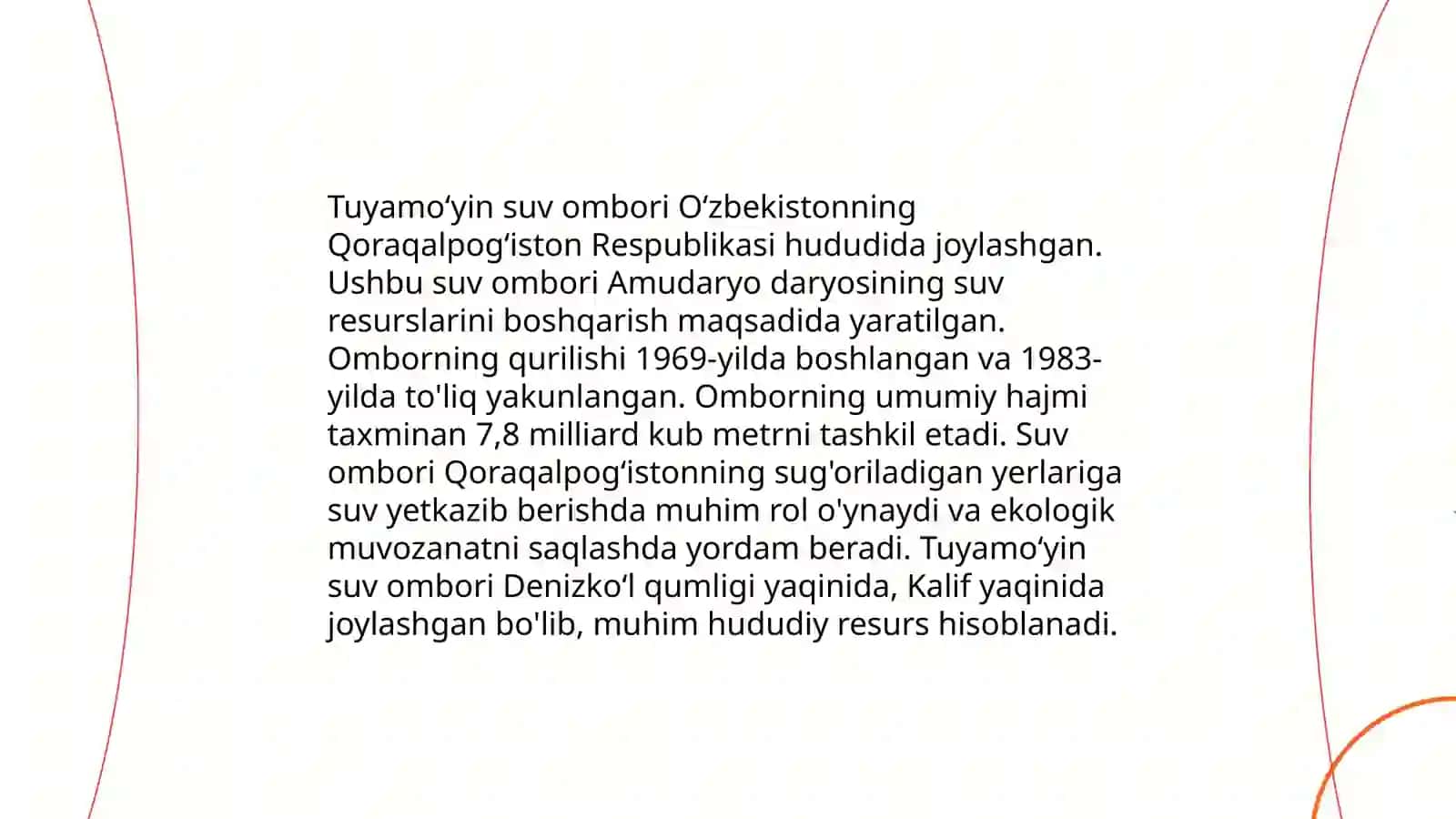 Tuyamoʻyin suv ombori 4