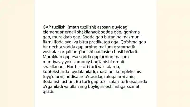 Sintaksisning asosiy tushunchalari 4