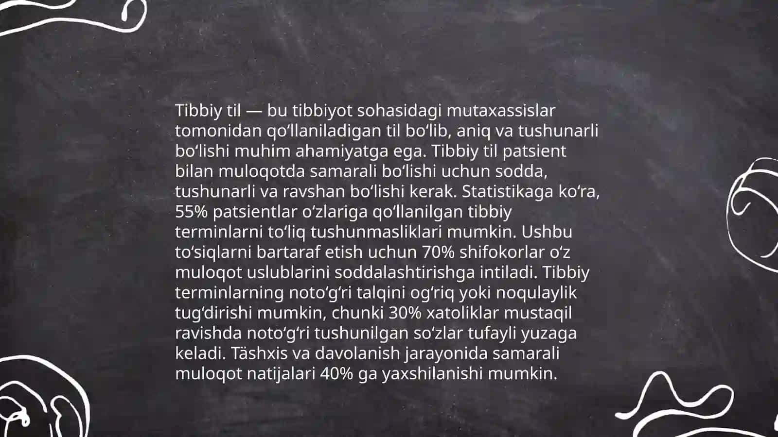 Patsient bilan verbal muloqot koʻnikmalari 4