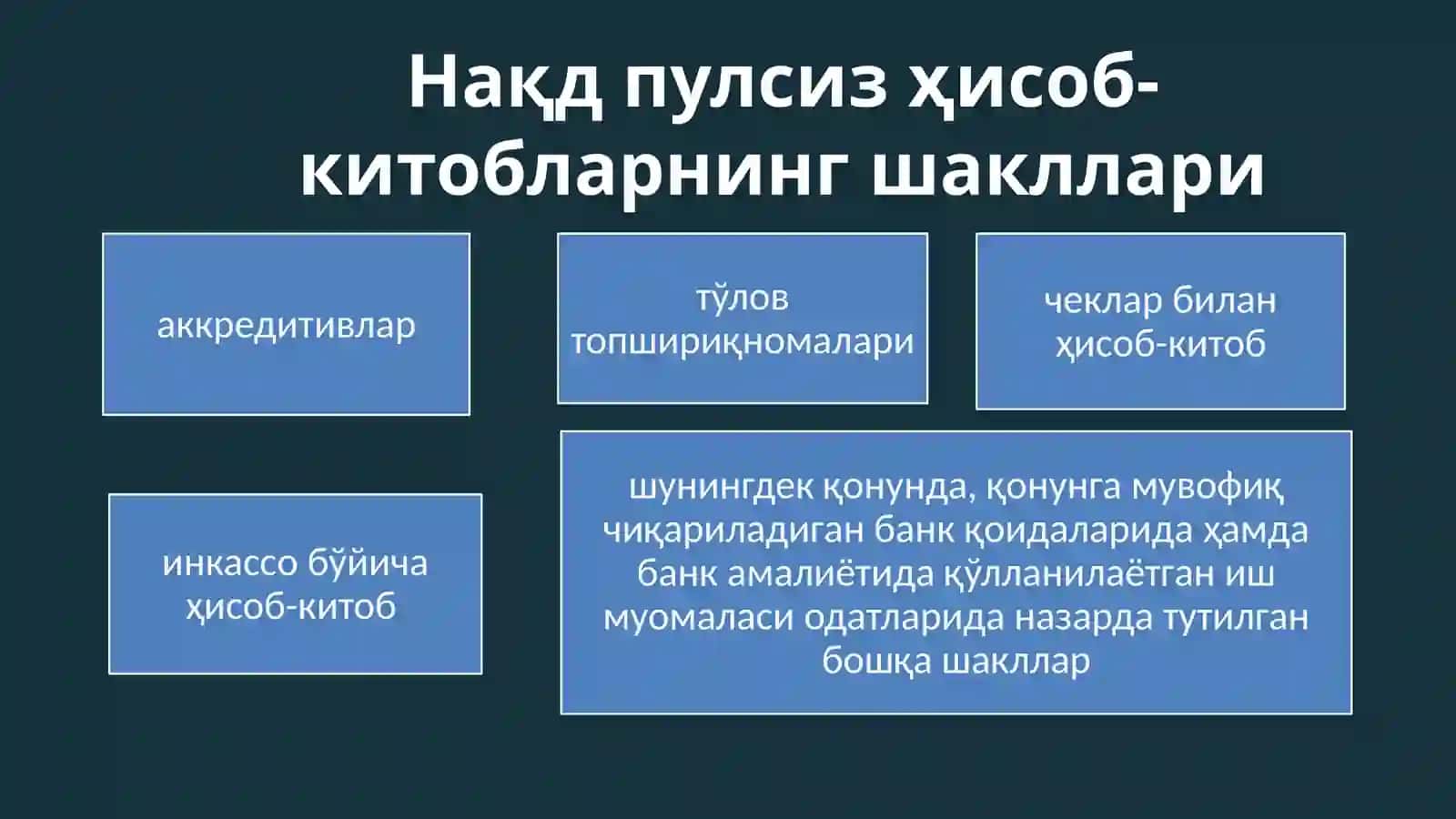 ҲИСОБ-КИТОБЛАР 4