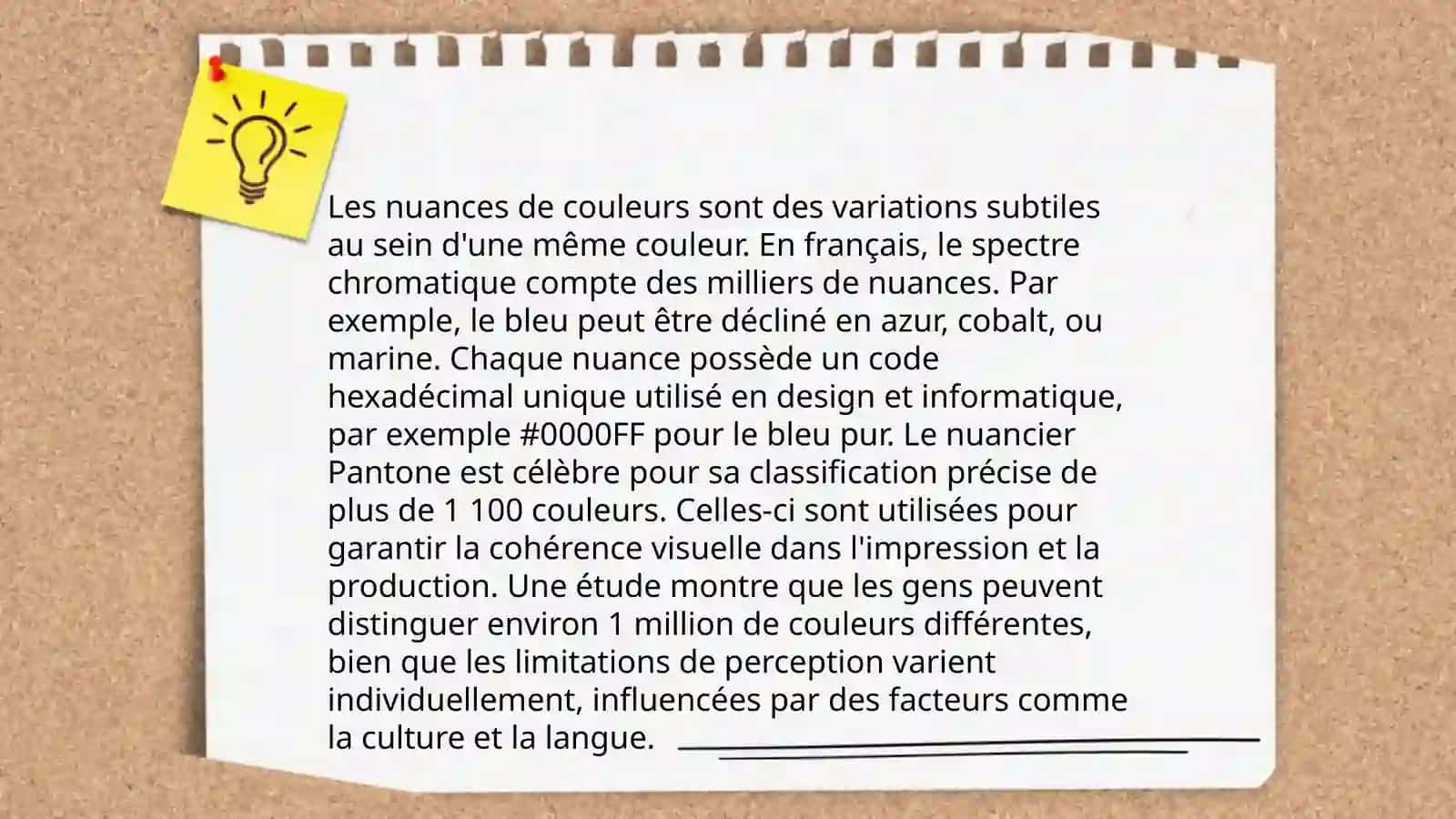 Adjectifs de couleur 4