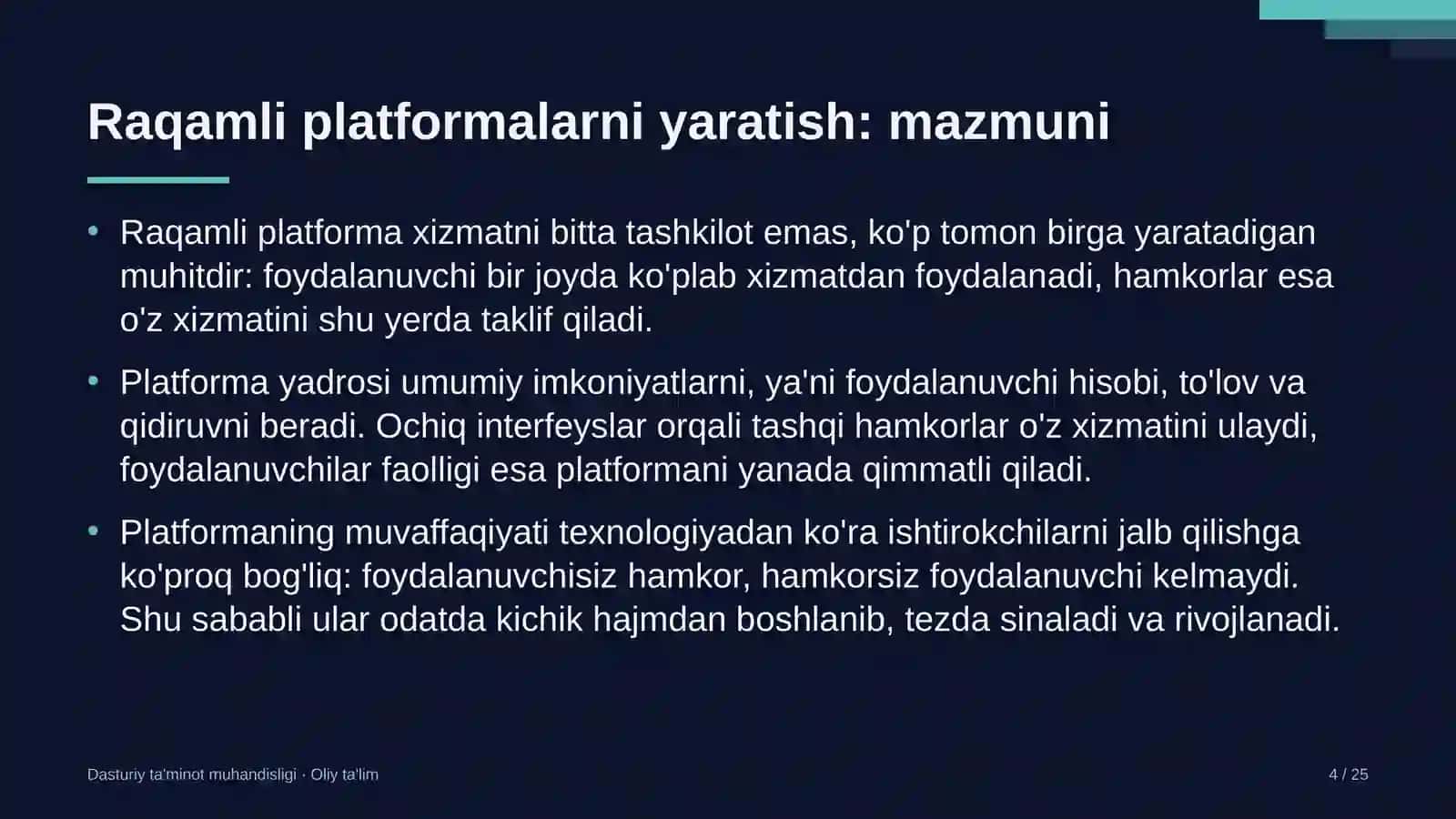 Yetkazib berish xizmatlarida raqamli platformalarni yaratish 4