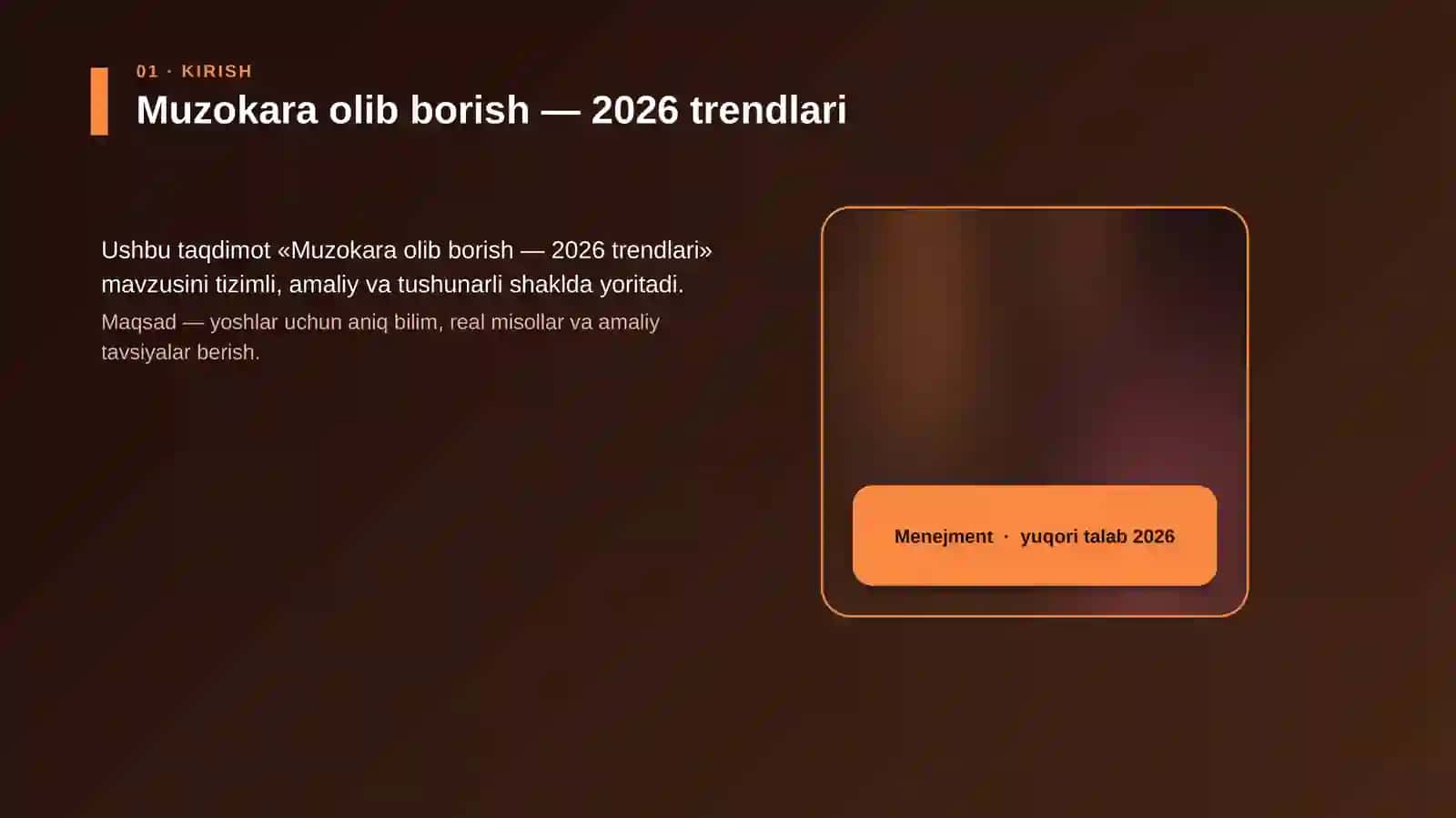 Muzokara olib borish — 2026 trendlari 4