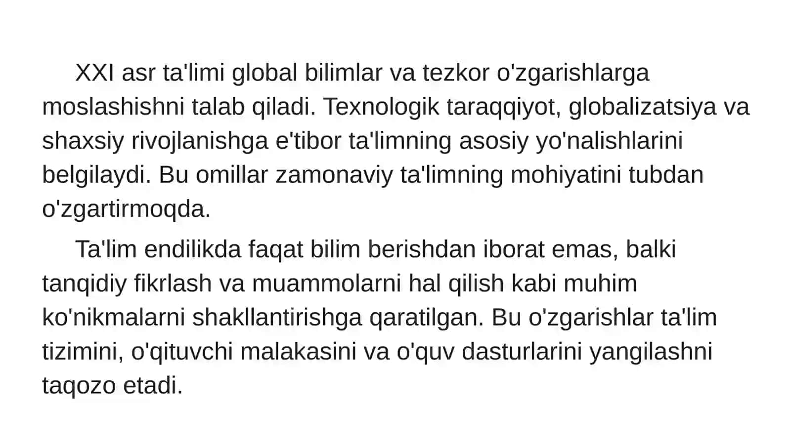 Zamonaviy ta'limning tendensiyalari 4