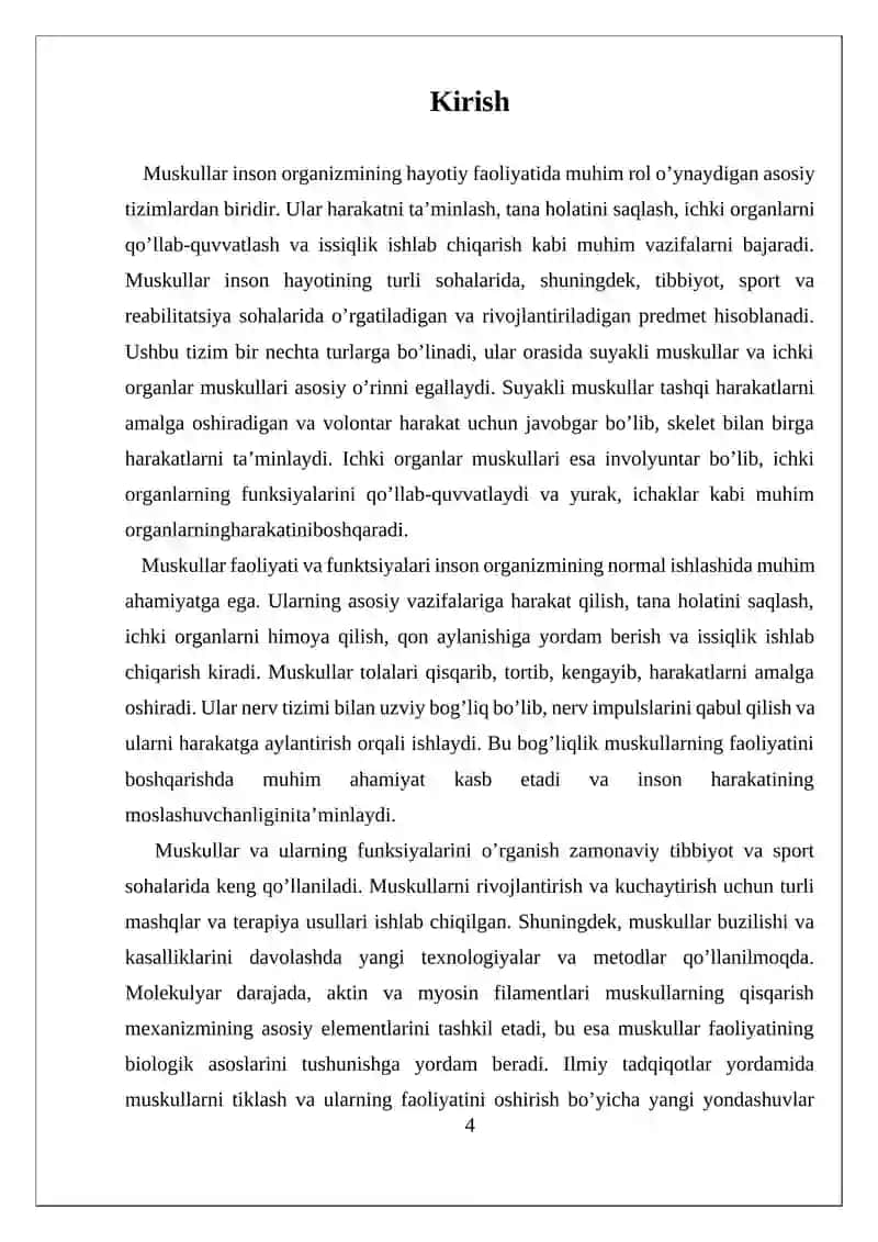 MUSKULLAR VA ULARNING FUNKSIYALARI 4