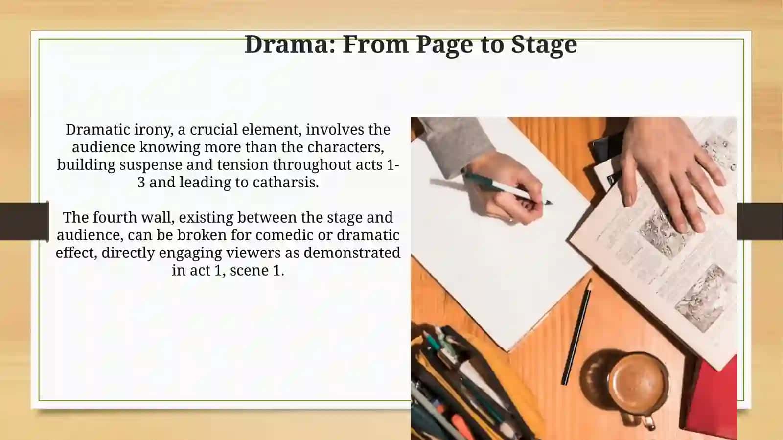 Study of literary works of various genres 4