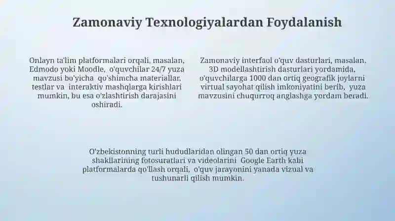 Yuza mavzusini oʻqitish metodikasi 4