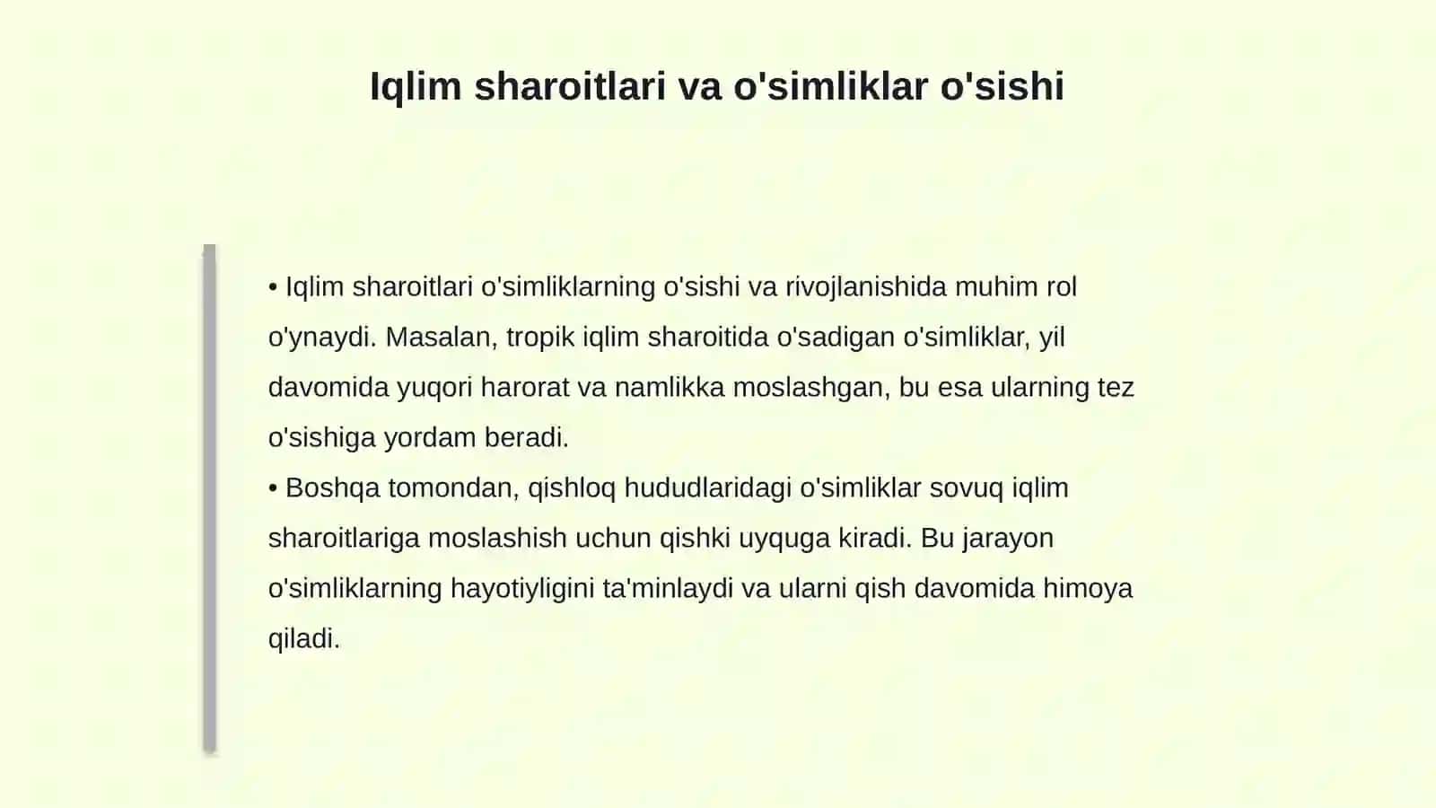 O'simliklarni taqqoslash 4