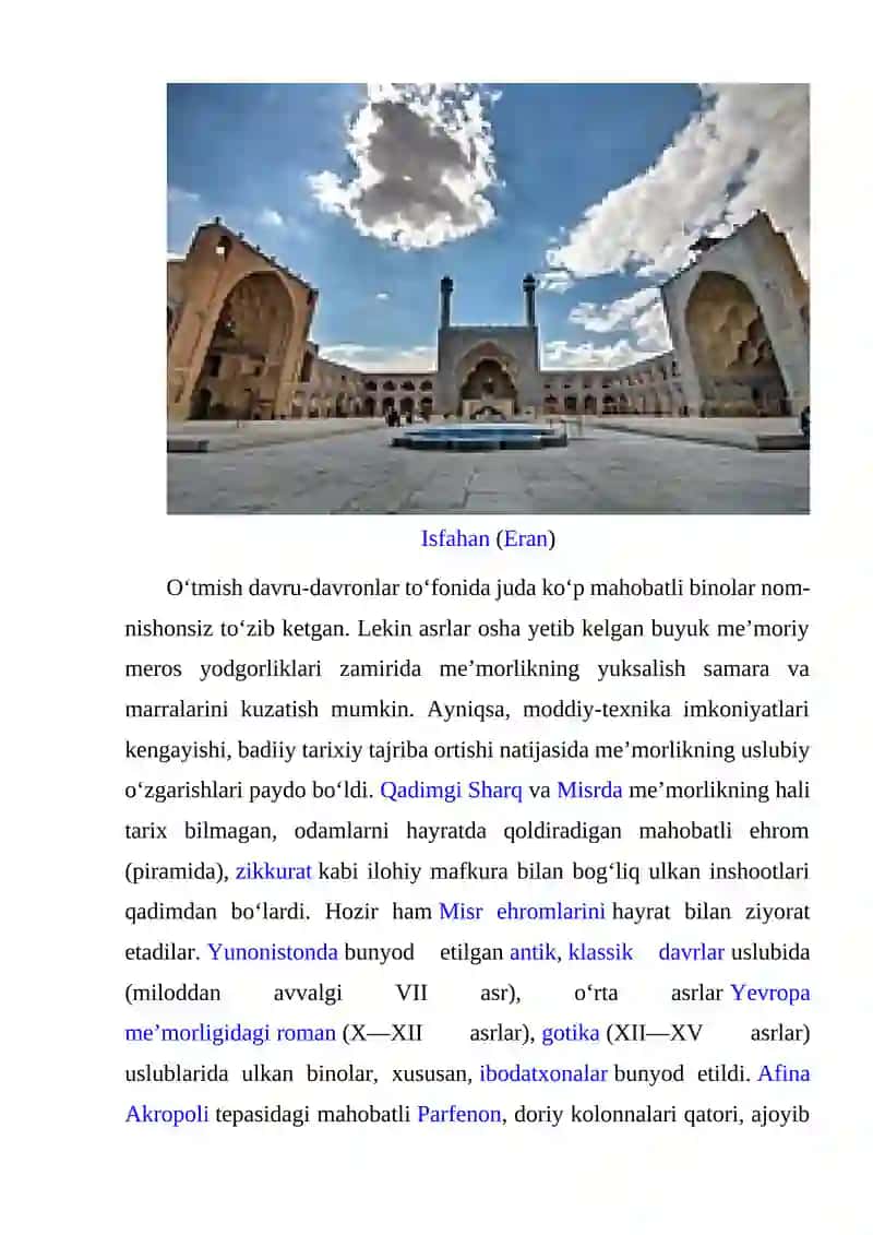 ME`MORCHILIK VA AMALIY SAN`AT SOHASIDA CHIZMALARGA BO’LGAN EHTIYOJLAR 4
