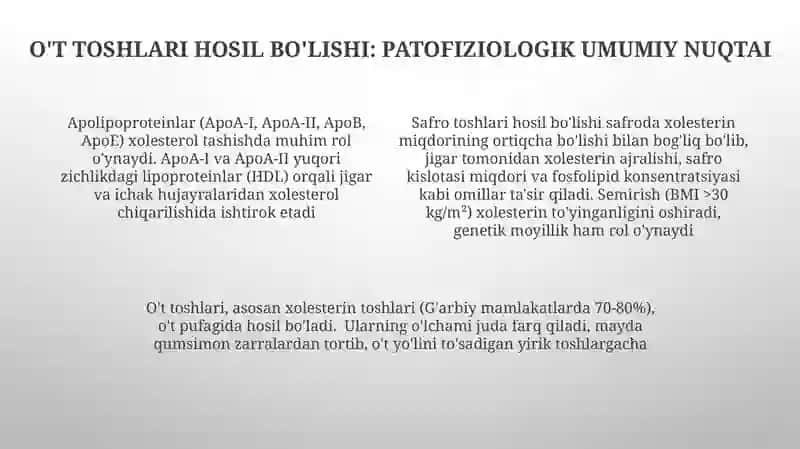 Xolesterin tashishda qatnashuvchi apo oqsillar 4