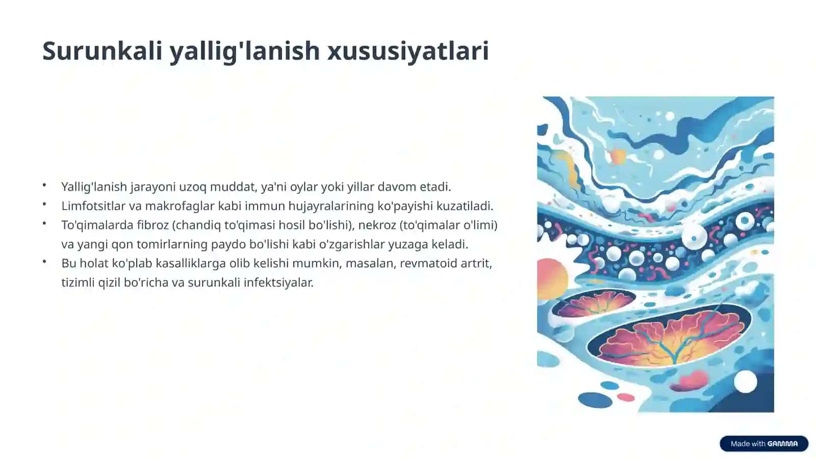 Yallig'lanish Bosqichlari va Belgilari 4