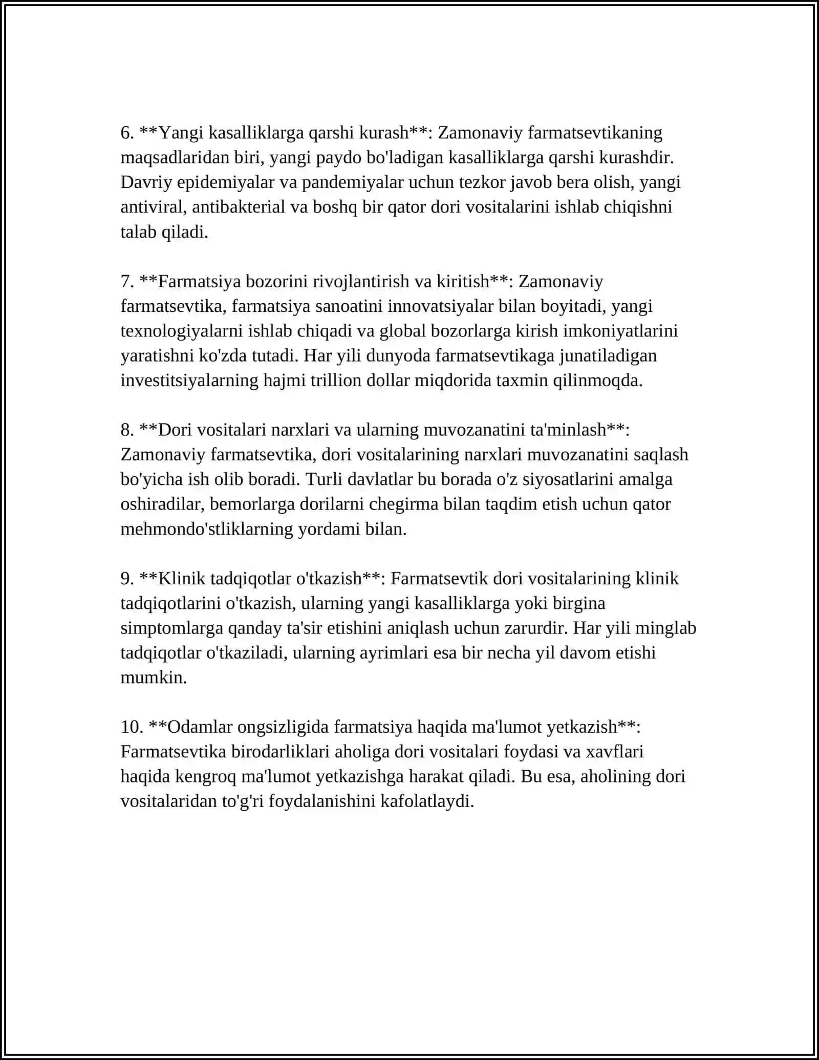 FARMASEVTNING ETIK KODEKSINING TAMOYILLARI 4