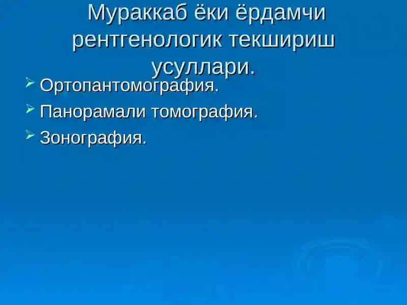 Yuz Jag' rentgeno anatomiyasi 4