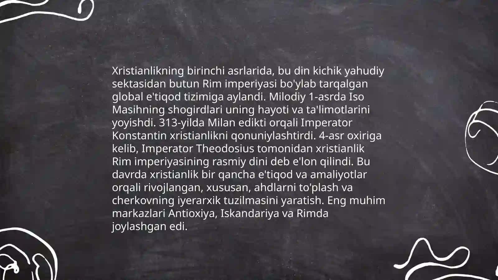 Xiristiyanlik dini tarixi va ĝoyalari 4