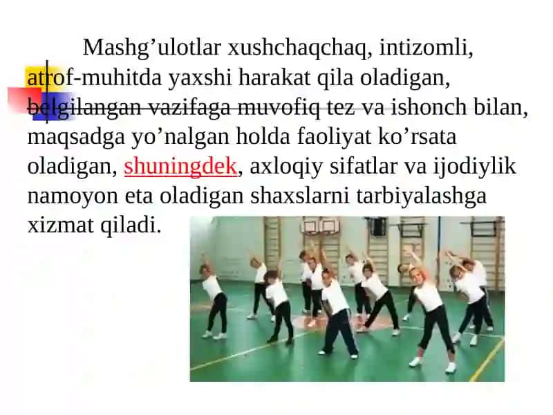 Jismoniy Tarbiya Mashqlari 4