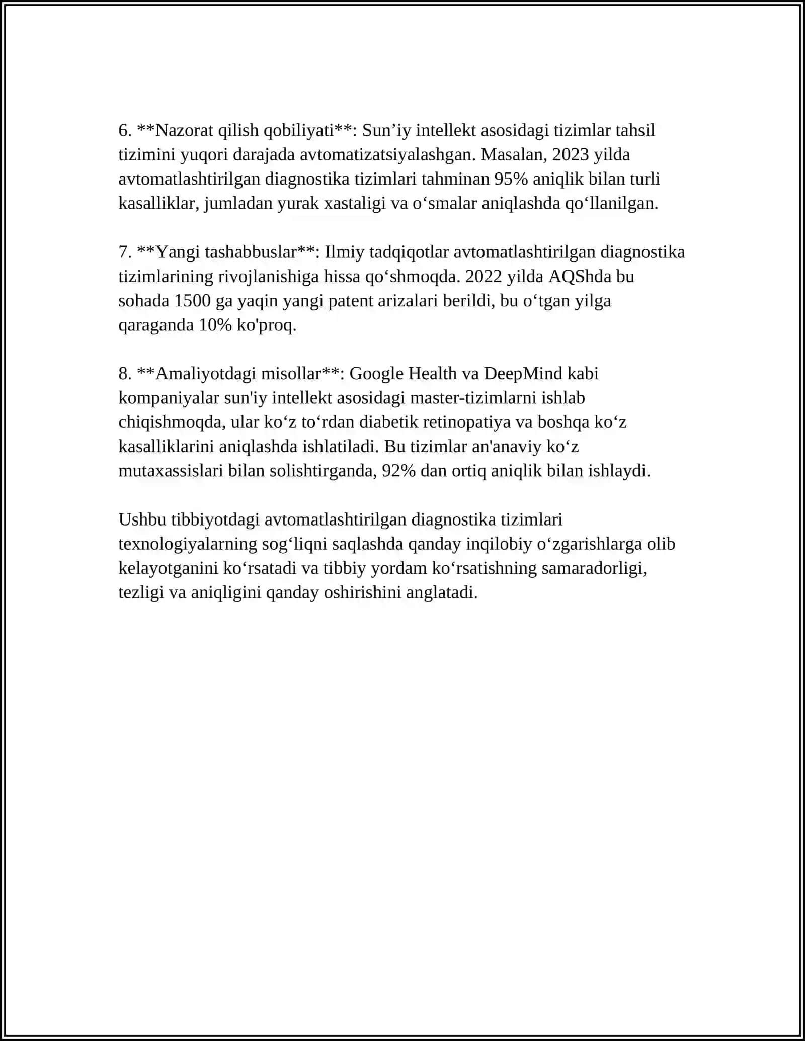 Tibbiyotda avtomatlashtirilgan diagnostika tizimlari 4