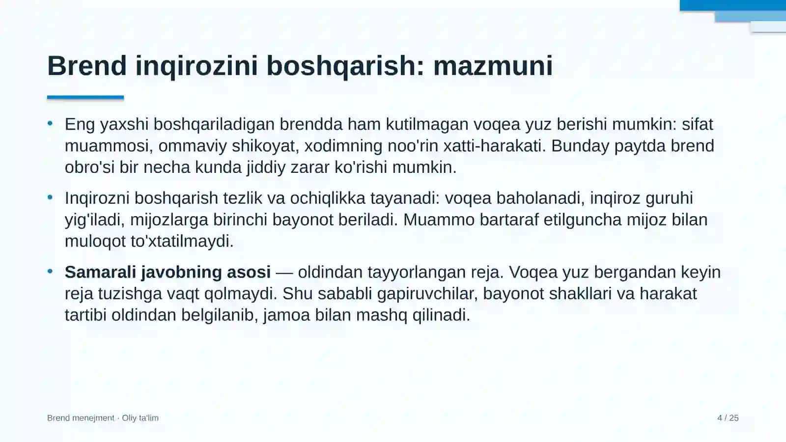 Yog'ochni qayta ishlash korxonalarida brend inqirozini boshqarish 4