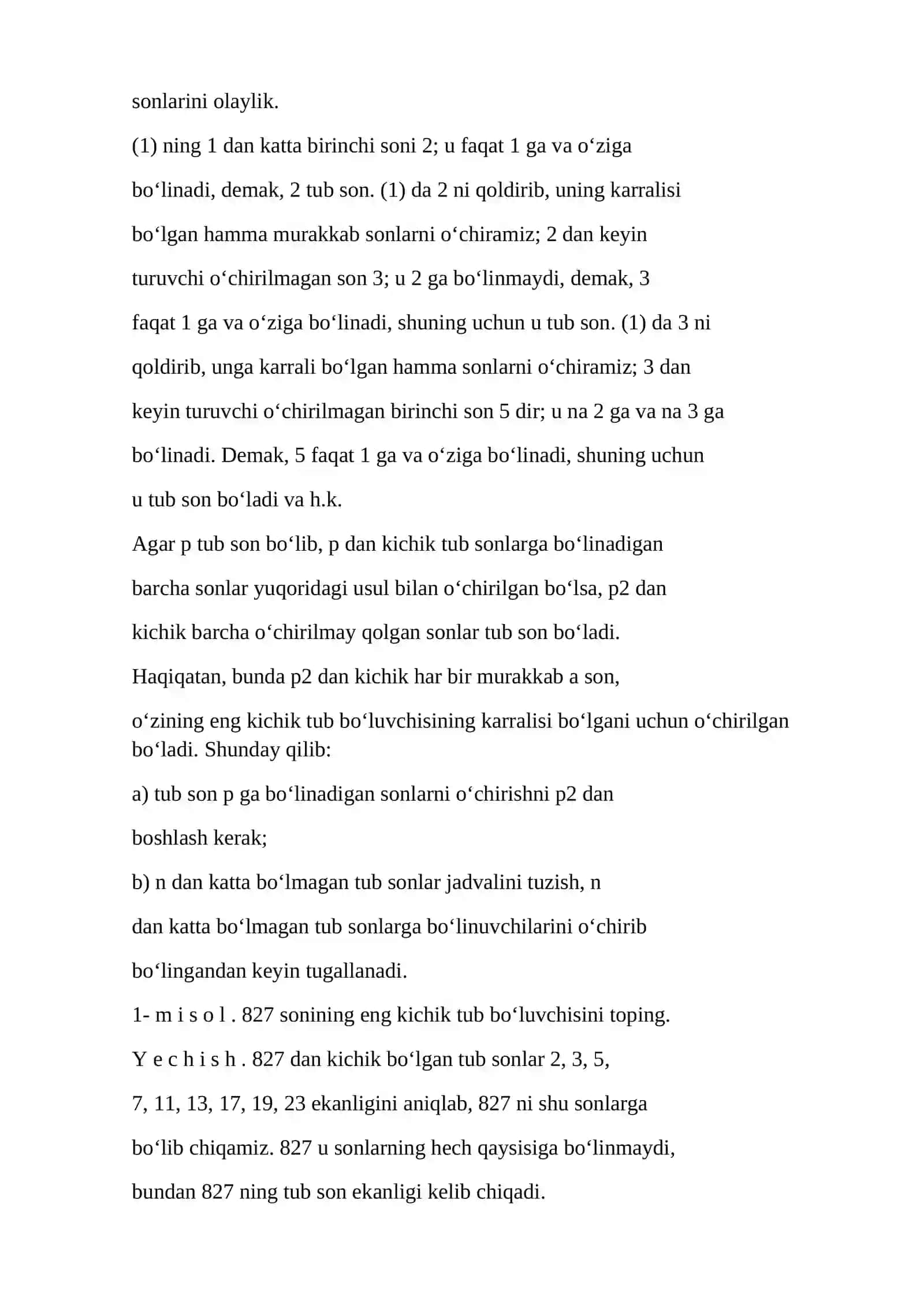 Matematik Analiz: HAQIQIY SONLAR TOPLAMI 4