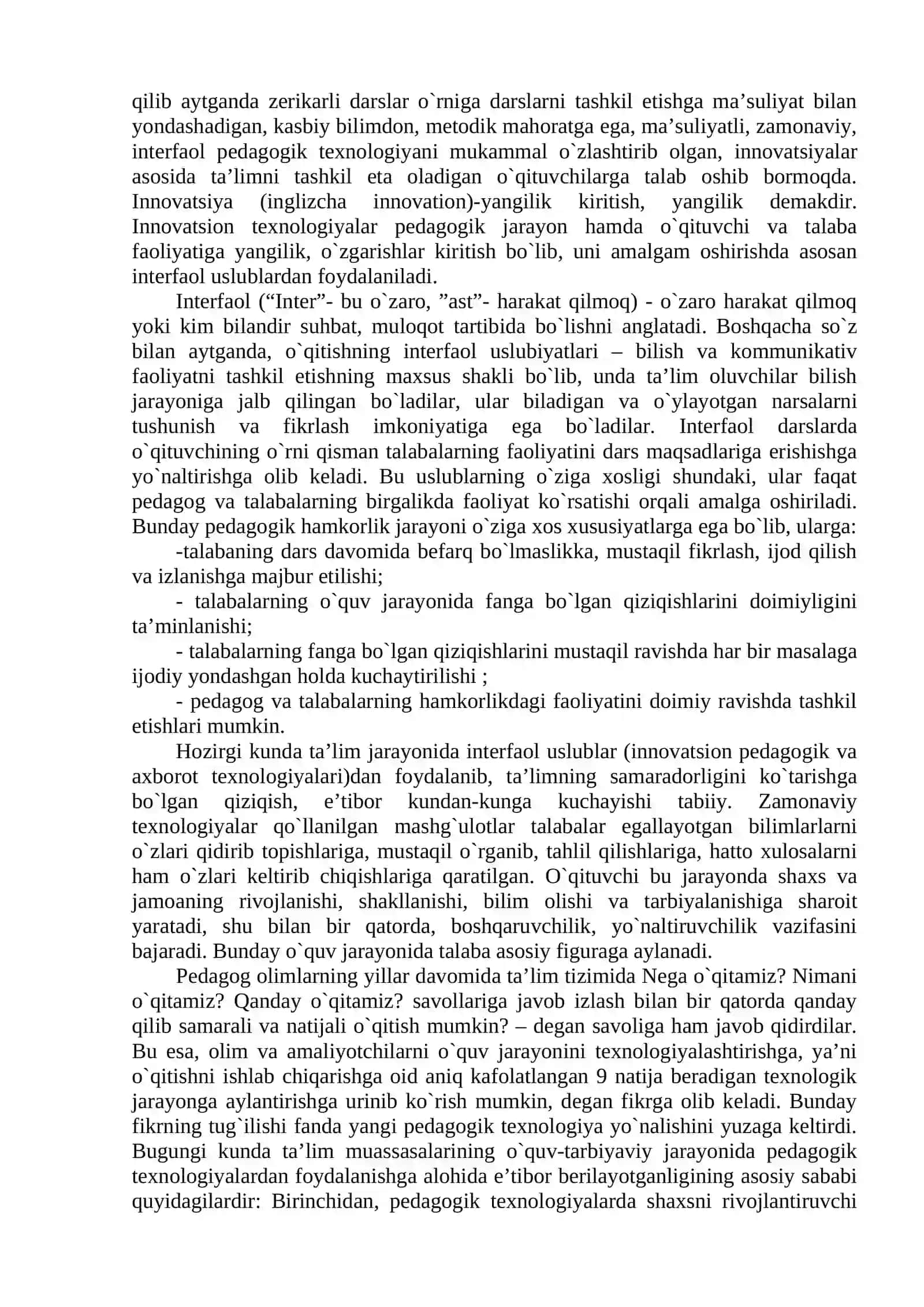 1-mavzu. Kirish. Fanning maqsadi va vazifalari 4