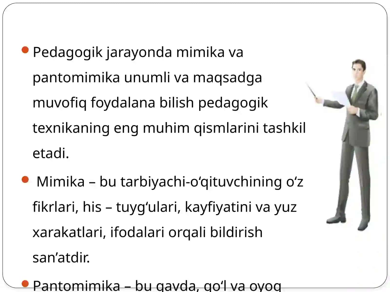 Pedagogik texnika. Nutq texnikasi va madaniyati 4