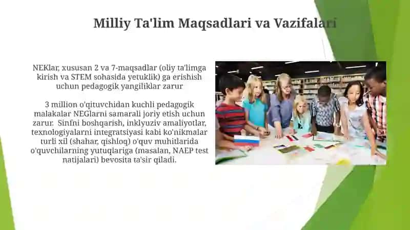 Pedagogik ta'sirning talaba natijalariga ta'siri 4