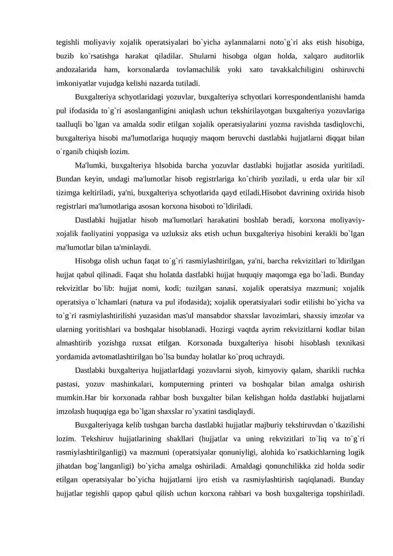 Moliyaviy hisobot auditining maqsadi va ma'lumot manbalari 4