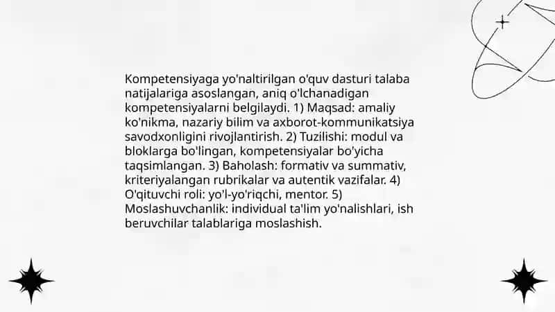 Ta'lim mazmuni, o'qitish metodlari va vositalari 4