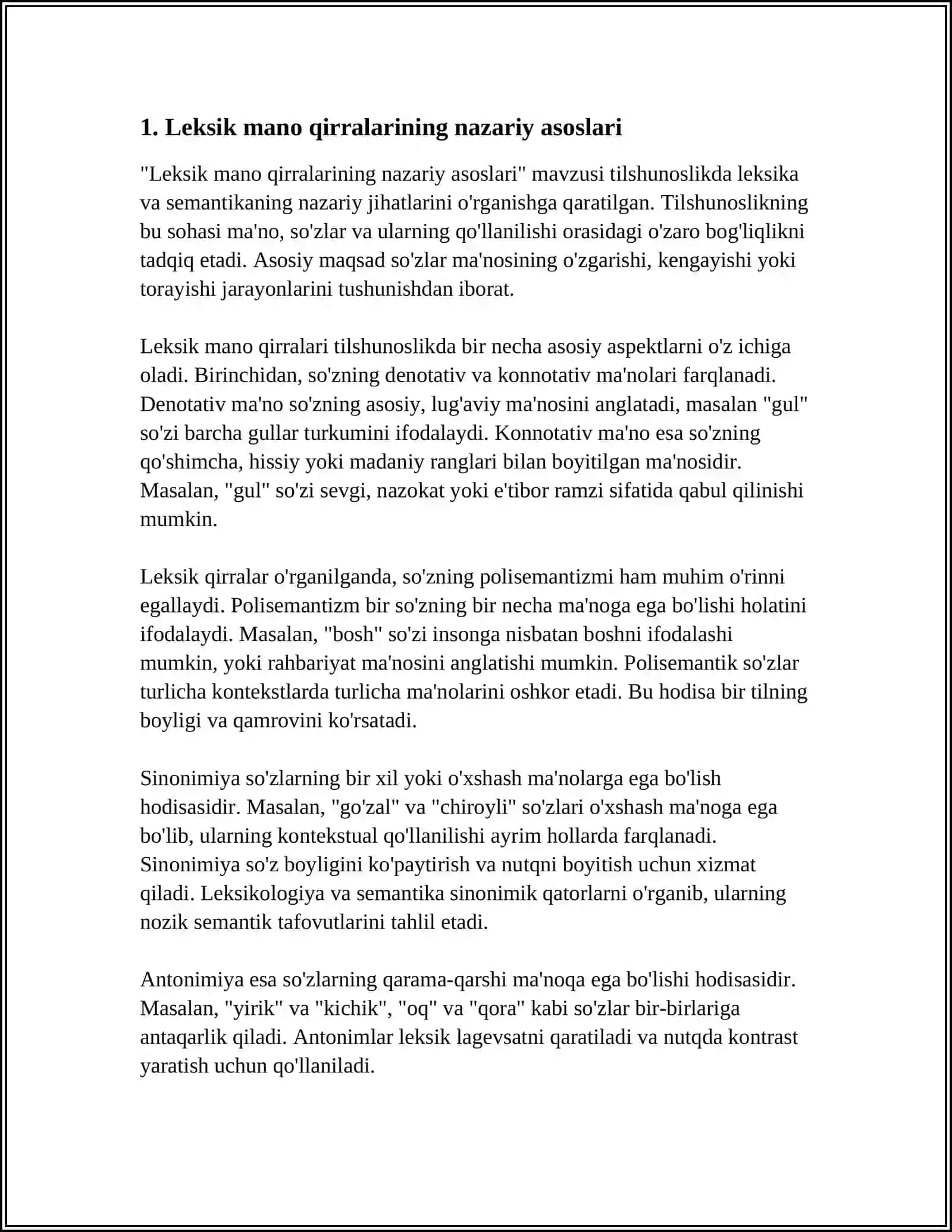 LEKSIK MANO QIRRALARI 4