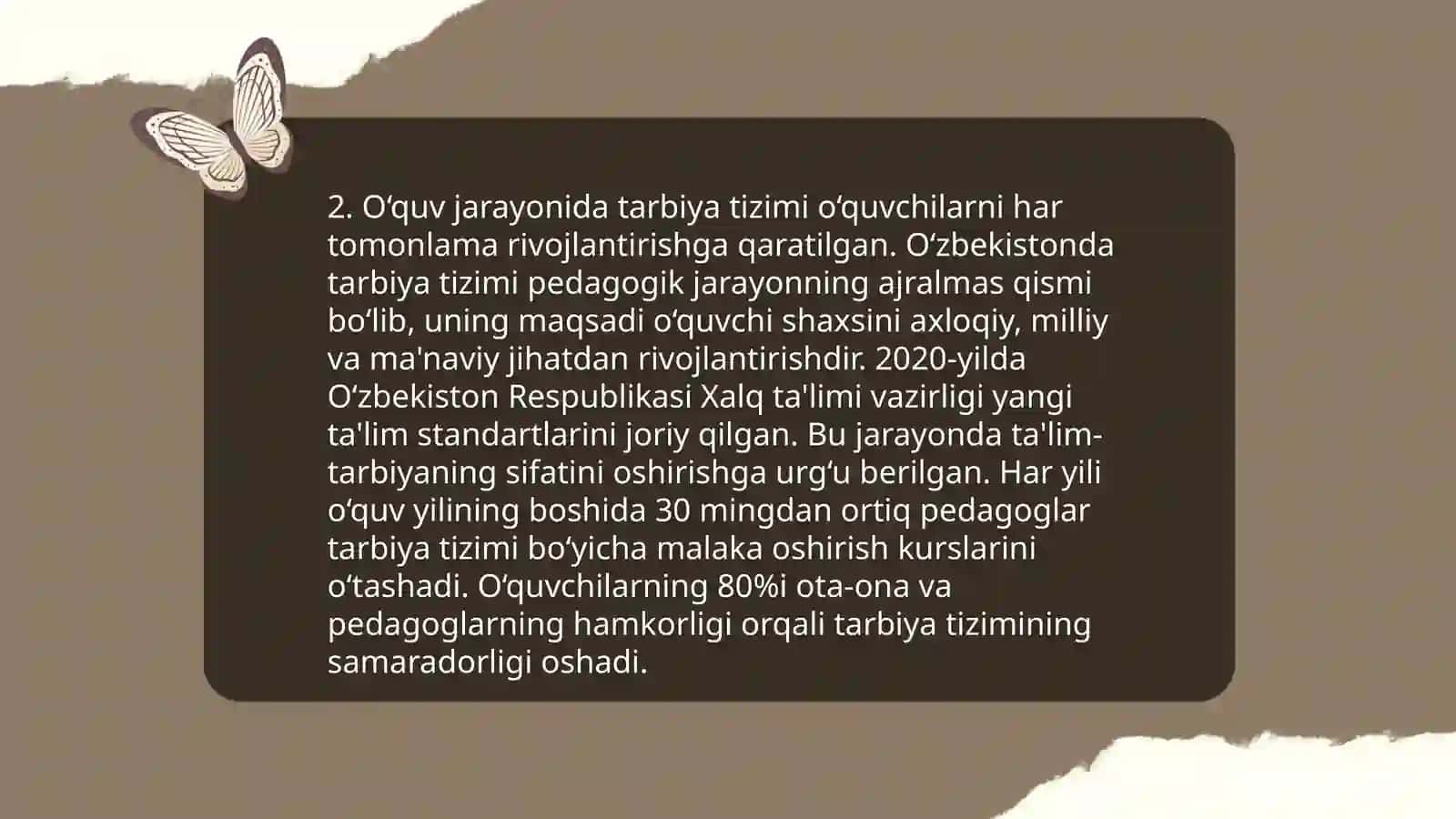 Tarbiya tizimiga pedagogik yondashuv 4