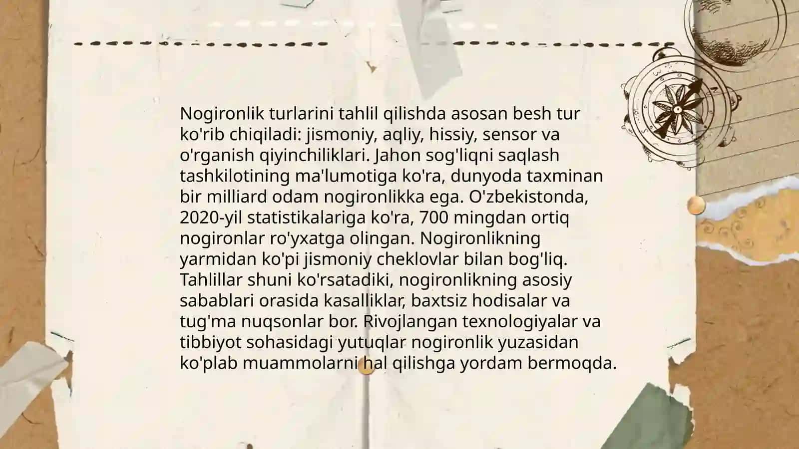 Salomatlik va nogironlik 4