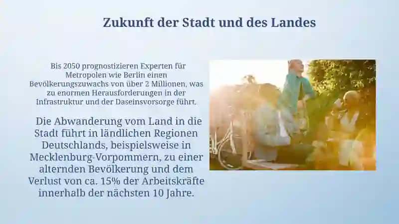 Leben in der Stadt, Leben auf dem Land 4