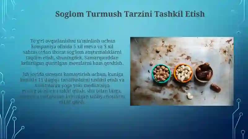 Jamoada sog'liqni yaxshilash 4