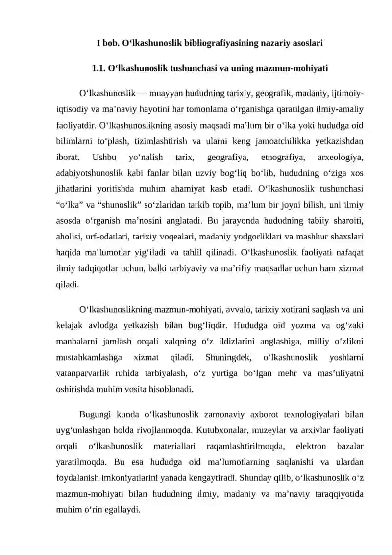 Ishtixon tumanining  o’lkashunoslik bibliografiyasini yaratish 4