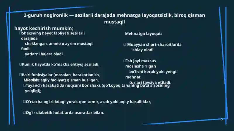 NOGIRONLIK GURUHI TUSHUNCHASI VA UNI ANIQLASH USULLARI 4