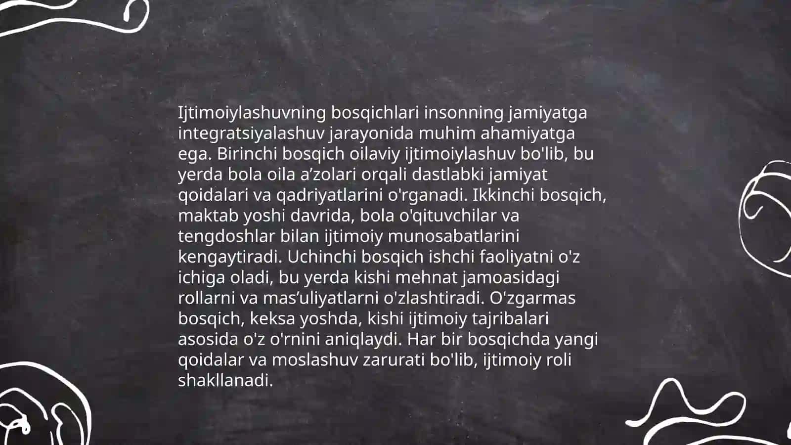 Shaxsning ijtimoiylashuvi jarayoni haqida 4