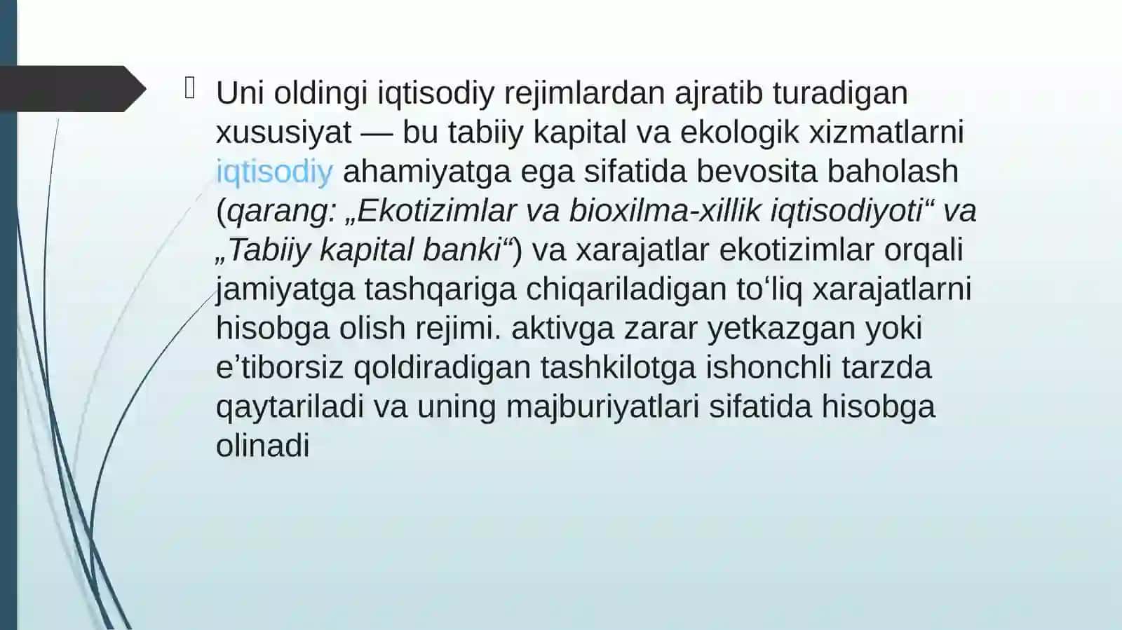 Yashil iqtisodiyot va ularni bosqichlari 4