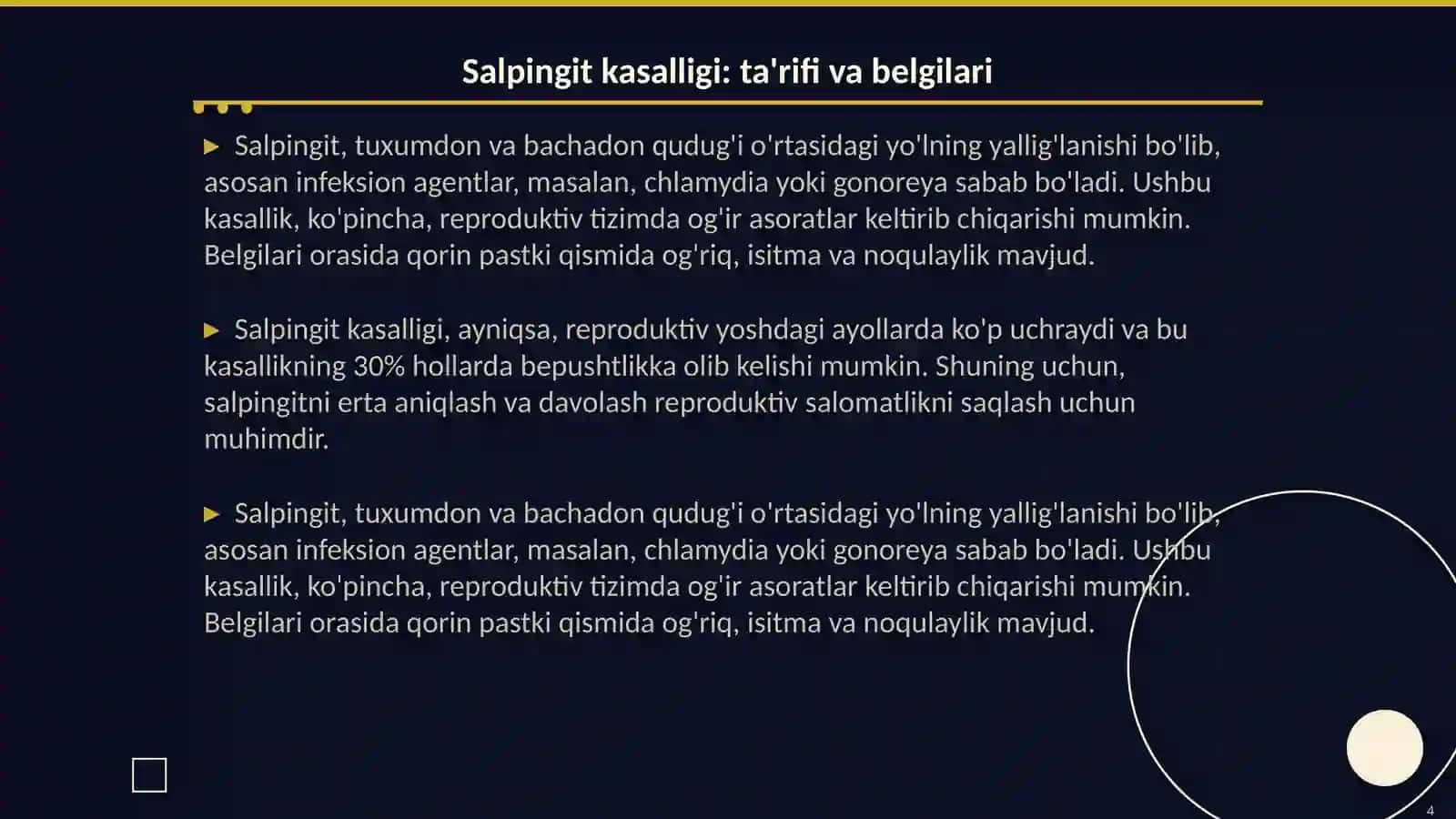Endometrit salpingint va ginit kasalliklari 4