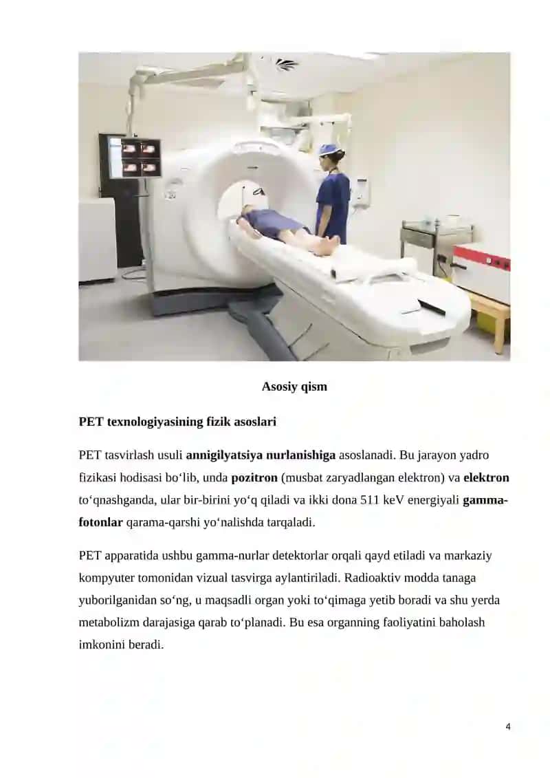 Positron-emission tomografiya (PET) 4